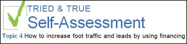 How to Increase Foot Traffic and Leads by Using GE Money financing Self-Assessment Picture of How to Increase Foot Traffic and Leads by Using GE Money financing Self-Assessment